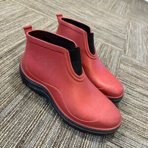 Sloggers, red, women's size 10